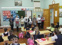 Рассказ о блокаде Ленинграда в 1-Б классе